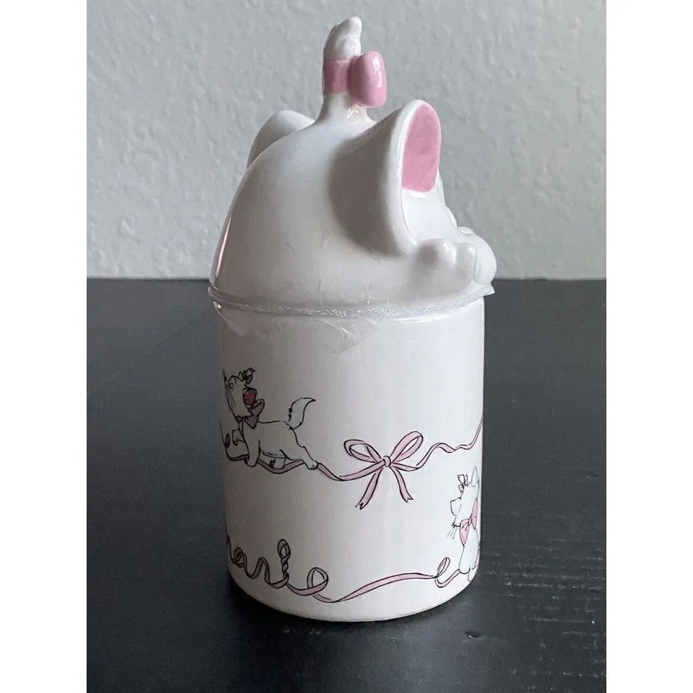 Disney The Aristocats Marie Cat Kitten Mug With Topper Figural Collectible NEW‎